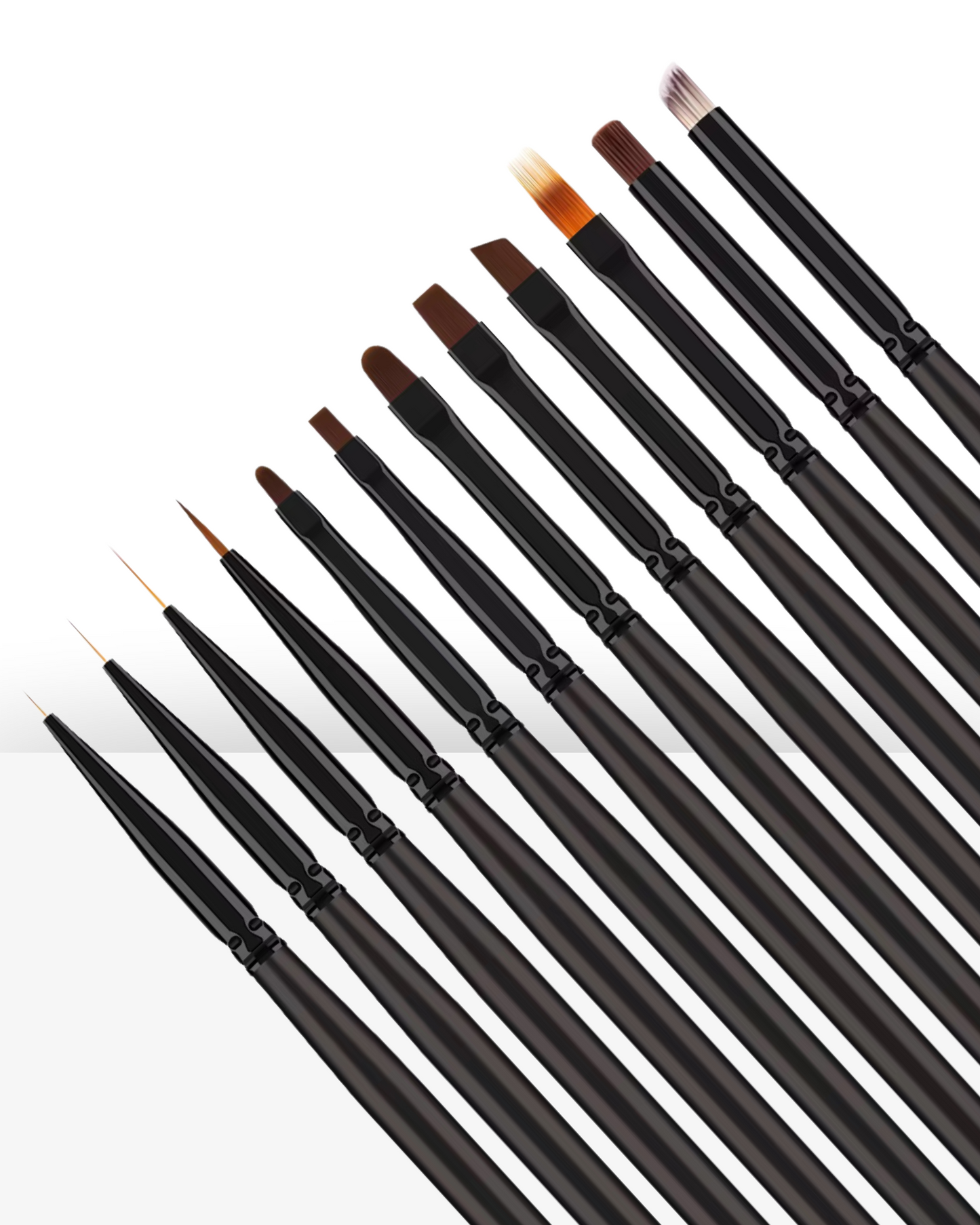 BRUSHES KIT 12pcs - NAIL ART