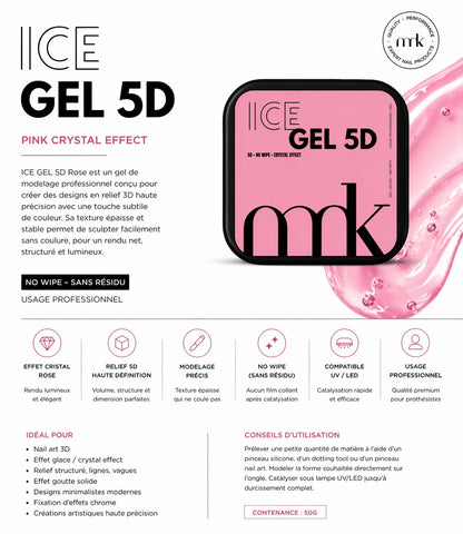 ICE GEL 5D - PINK MODELAGE- 50g
